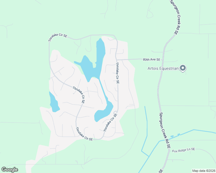 map of restaurants, bars, coffee shops, grocery stores, and more near 7832 Egret Drive Southeast in Olympia