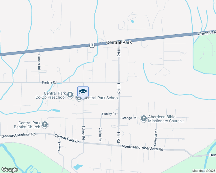 map of restaurants, bars, coffee shops, grocery stores, and more near 6703 Karjala Road in Aberdeen