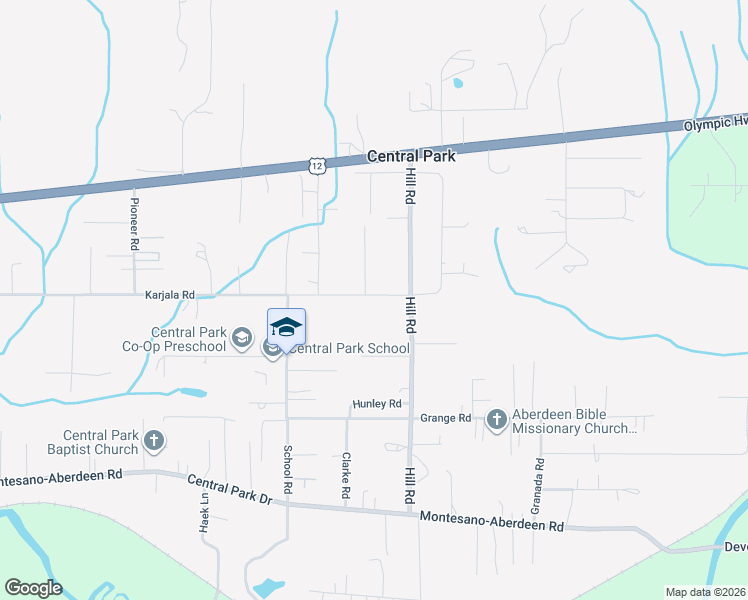 map of restaurants, bars, coffee shops, grocery stores, and more near 6703 Karjala Road in Aberdeen
