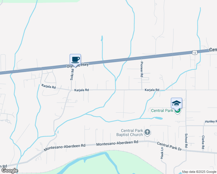 map of restaurants, bars, coffee shops, grocery stores, and more near 6019 Karjala Road in Aberdeen