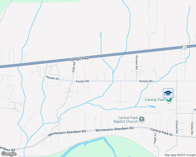 map of restaurants, bars, coffee shops, grocery stores, and more near 6009 Karjala Road in Aberdeen