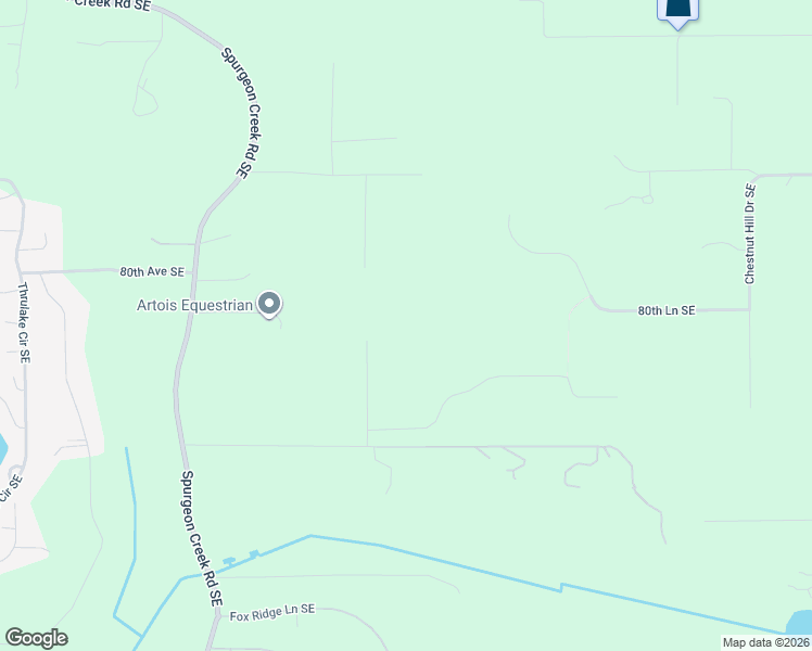 map of restaurants, bars, coffee shops, grocery stores, and more near 8200 Eagle Ridge Lane Southeast in Olympia