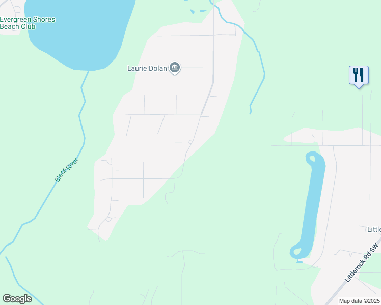 map of restaurants, bars, coffee shops, grocery stores, and more near 8024 Fairview Road Southwest in Olympia