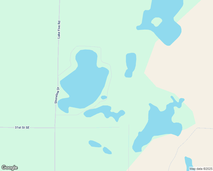 map of restaurants, bars, coffee shops, grocery stores, and more near 176 Shoreline Drive South in Dawson