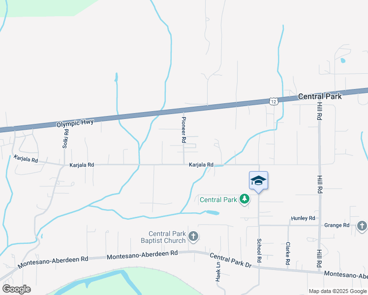 map of restaurants, bars, coffee shops, grocery stores, and more near 211 Pioneer Road in Aberdeen