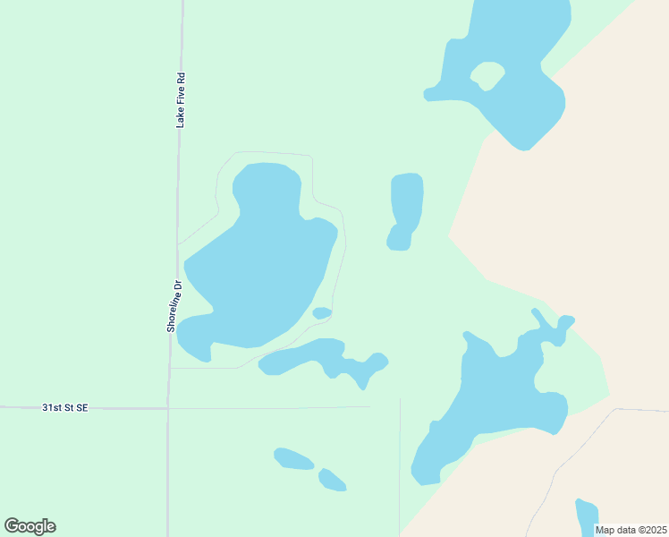 map of restaurants, bars, coffee shops, grocery stores, and more near 176 Shoreline Drive South in Dawson