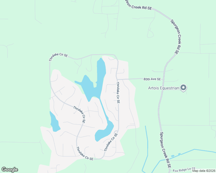map of restaurants, bars, coffee shops, grocery stores, and more near 7900 Auklet Drive Southeast in Olympia
