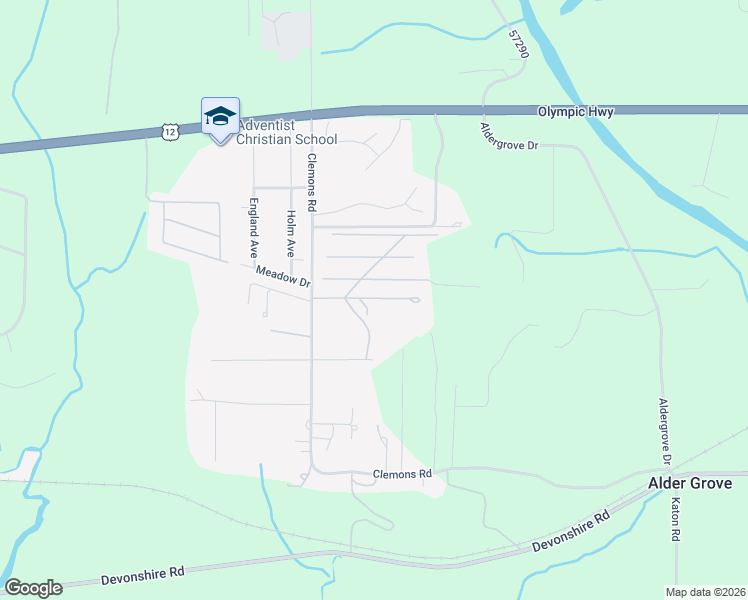 map of restaurants, bars, coffee shops, grocery stores, and more near 98 Kayla Drive in Montesano
