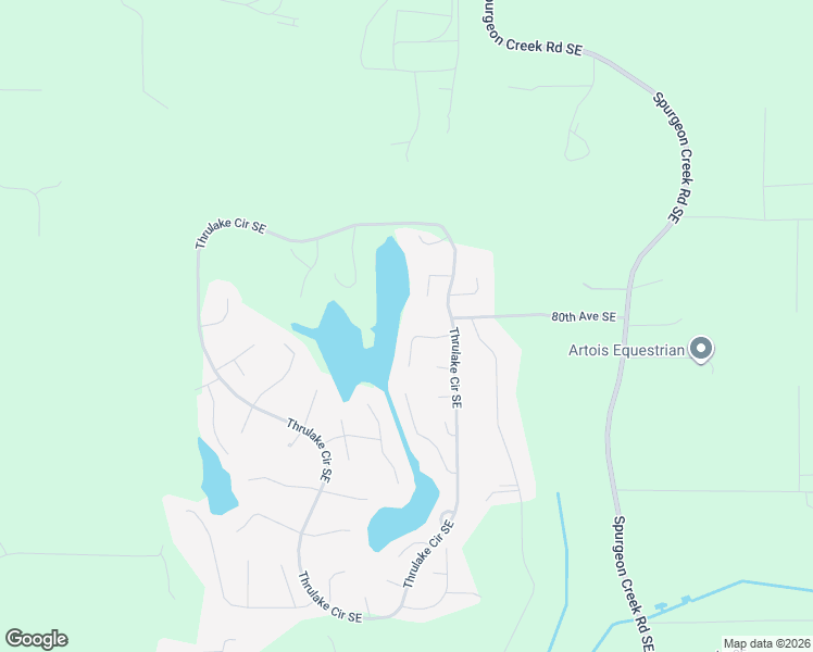 map of restaurants, bars, coffee shops, grocery stores, and more near 7900 Auklet Drive Southeast in Olympia