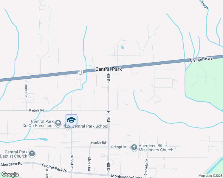 map of restaurants, bars, coffee shops, grocery stores, and more near 300 Hill Road in Aberdeen