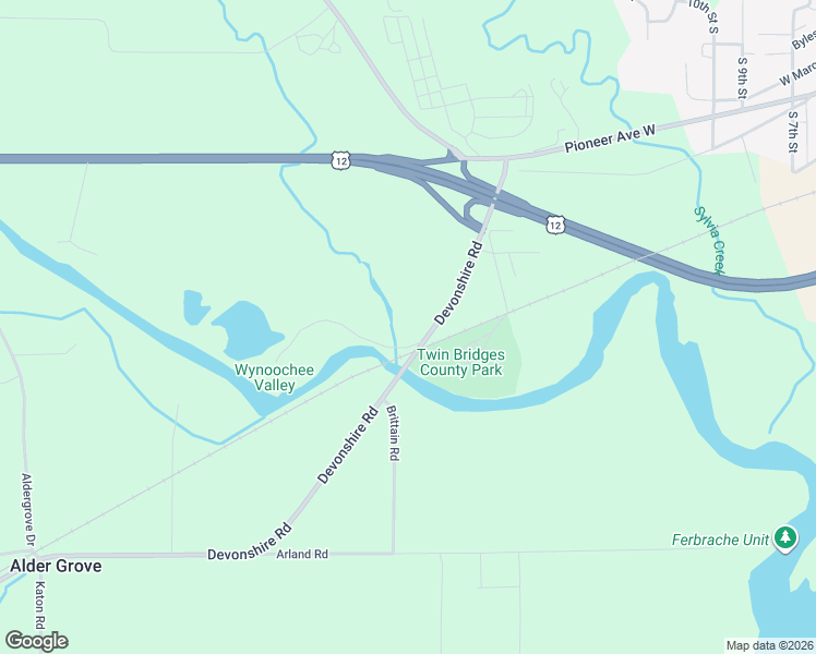 map of restaurants, bars, coffee shops, grocery stores, and more near 74 Devonshire Road in Montesano
