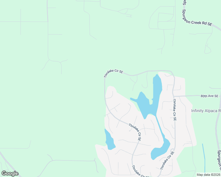 map of restaurants, bars, coffee shops, grocery stores, and more near 7626 Thrush Drive Southeast in Olympia