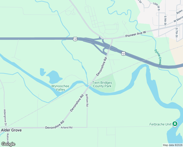 map of restaurants, bars, coffee shops, grocery stores, and more near 74 Devonshire Road in Montesano