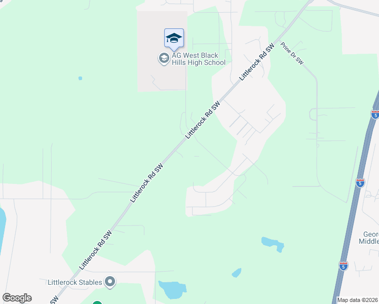 map of restaurants, bars, coffee shops, grocery stores, and more near 7731 Littlerock Road Southwest in Olympia