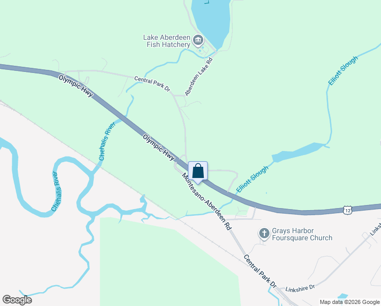 map of restaurants, bars, coffee shops, grocery stores, and more near 4403 Aberdeen Lake Road in Aberdeen