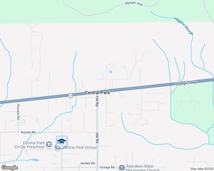 map of restaurants, bars, coffee shops, grocery stores, and more near 6818 Olympic Highway in Aberdeen