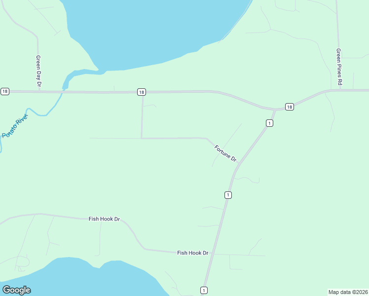 map of restaurants, bars, coffee shops, grocery stores, and more near 15997 Fortune Drive in Park Rapids