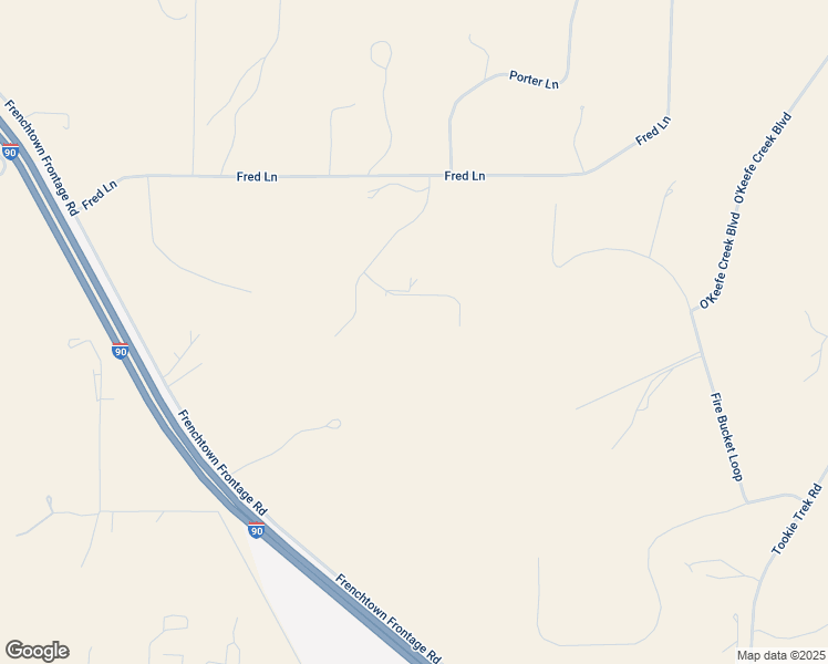 map of restaurants, bars, coffee shops, grocery stores, and more near 11541 Dry Hill Ln in Missoula