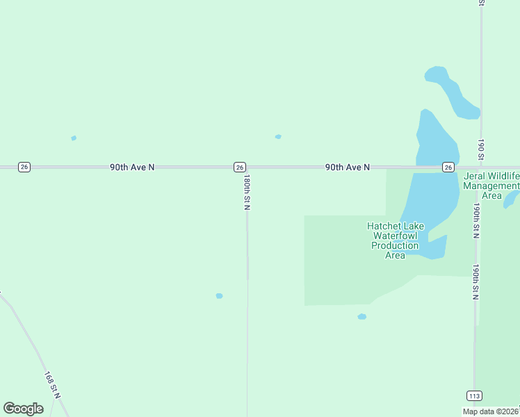 map of restaurants, bars, coffee shops, grocery stores, and more near 18043 90th Avenue North in Hawley