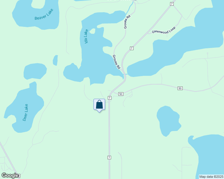 map of restaurants, bars, coffee shops, grocery stores, and more near 21891 County 7 in Park Rapids