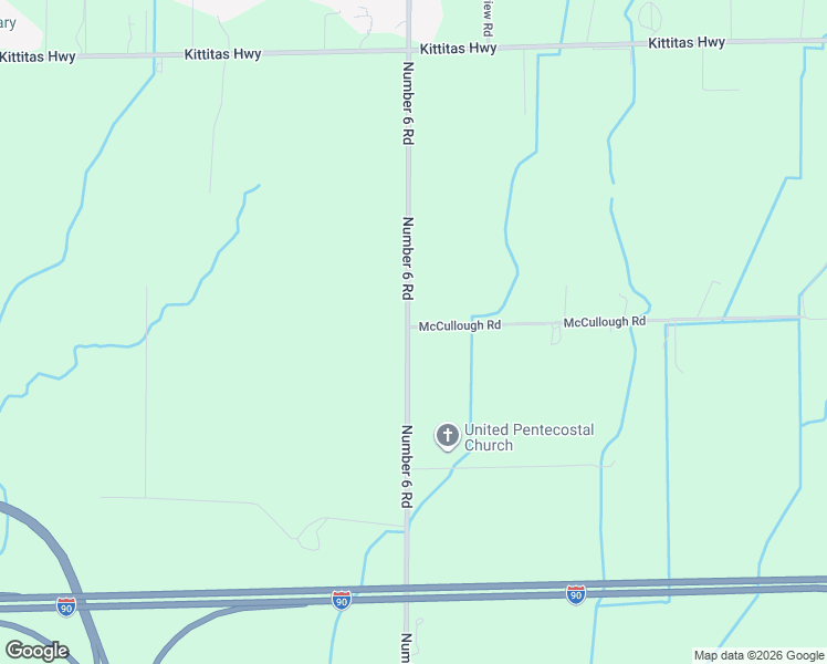 map of restaurants, bars, coffee shops, grocery stores, and more near 2520 Number 6 Road in Ellensburg
