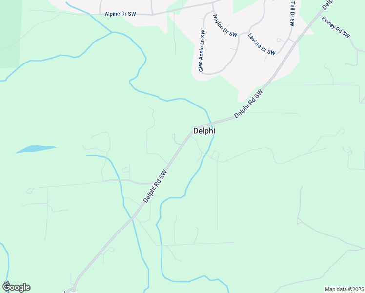 map of restaurants, bars, coffee shops, grocery stores, and more near 7614 Delphi Road Southwest in Olympia