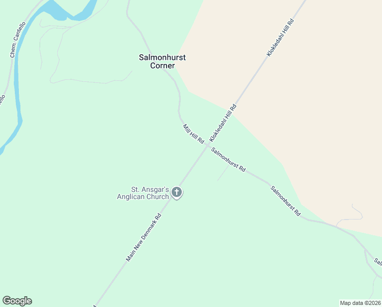 map of restaurants, bars, coffee shops, grocery stores, and more near 279 Main New Denmark Road in New Denmark