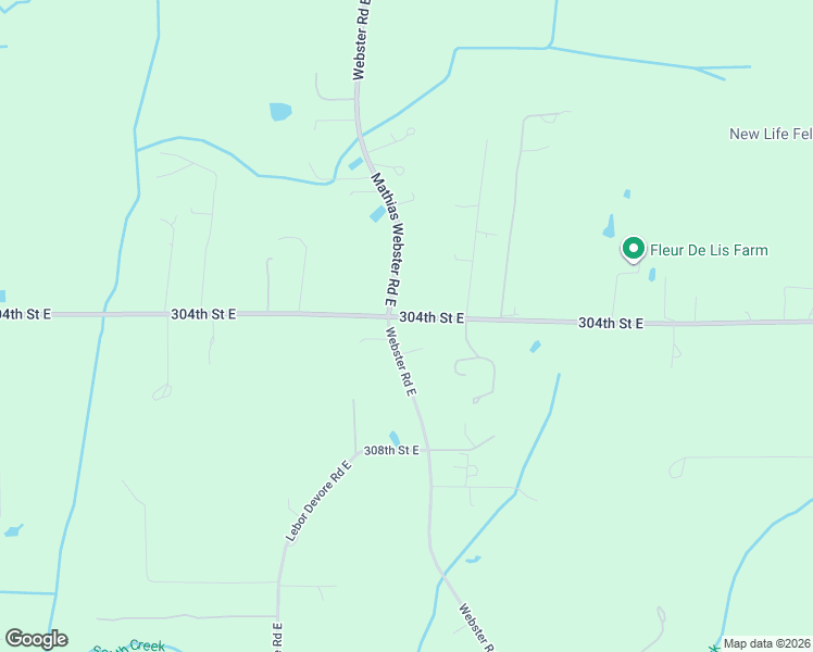 map of restaurants, bars, coffee shops, grocery stores, and more near 8906 304th Street East in Graham