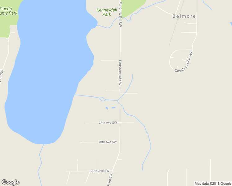 map of restaurants, bars, coffee shops, grocery stores, and more near 7415 Fairview Road Southwest in Olympia