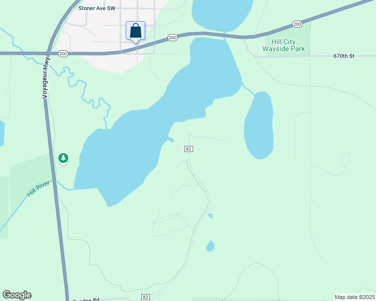 map of restaurants, bars, coffee shops, grocery stores, and more near 500 Quadna Road in Hill City
