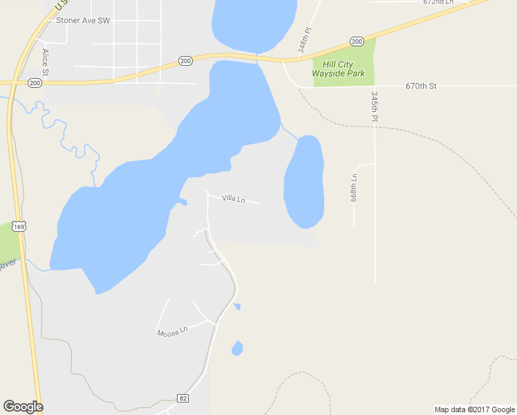 map of restaurants, bars, coffee shops, grocery stores, and more near 544 100 Quadna Road in Hill City