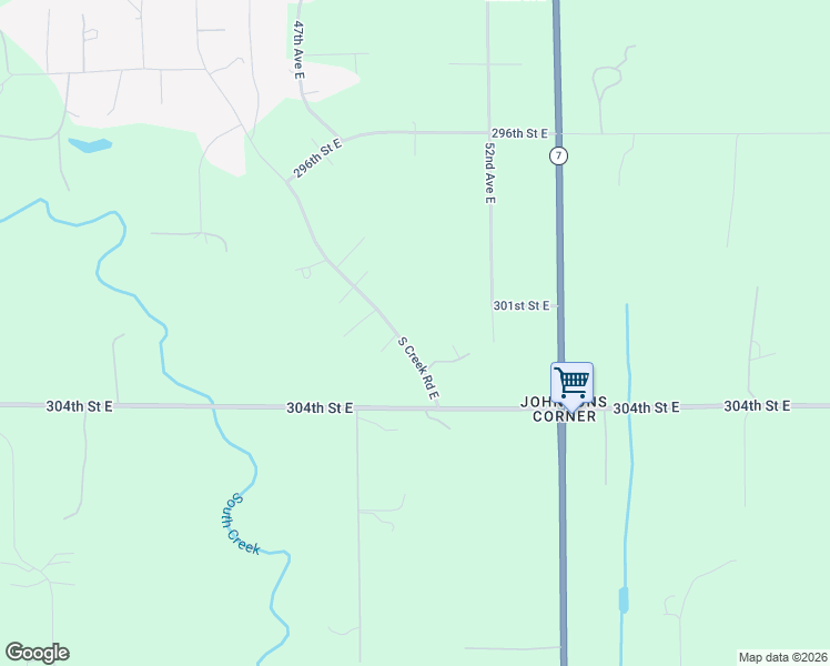 map of restaurants, bars, coffee shops, grocery stores, and more near 30302 South Creek Road East in Graham
