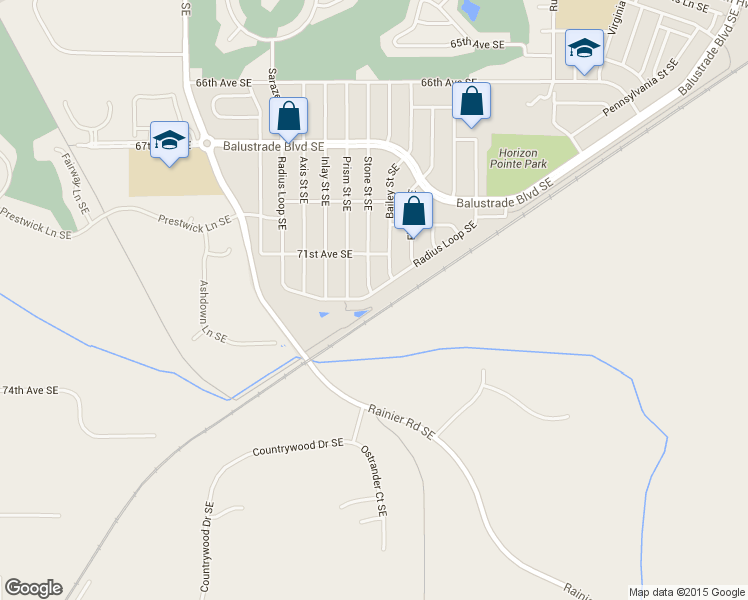 map of restaurants, bars, coffee shops, grocery stores, and more near 7133 Stone Street Southeast in Lacey