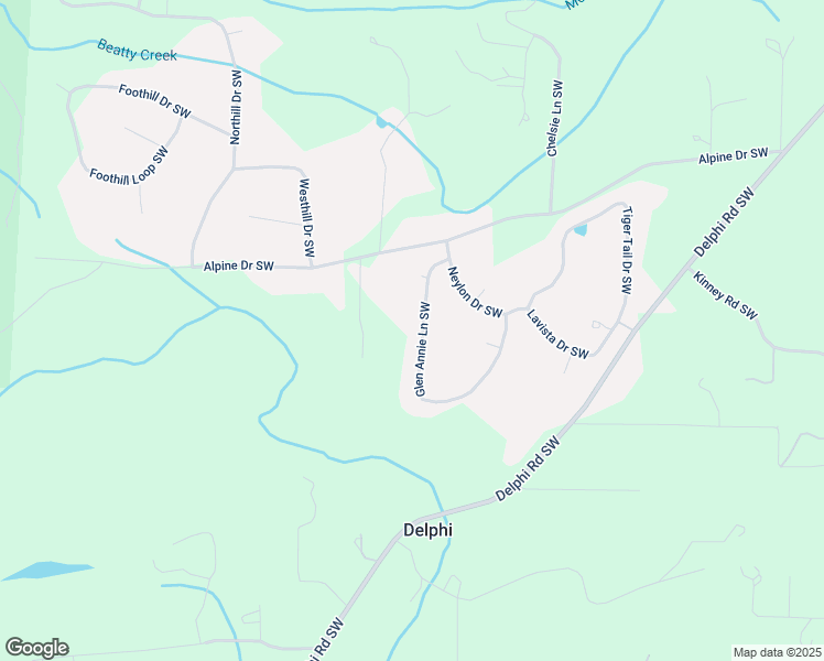map of restaurants, bars, coffee shops, grocery stores, and more near 7009 Glen Annie Lane Southwest in Olympia
