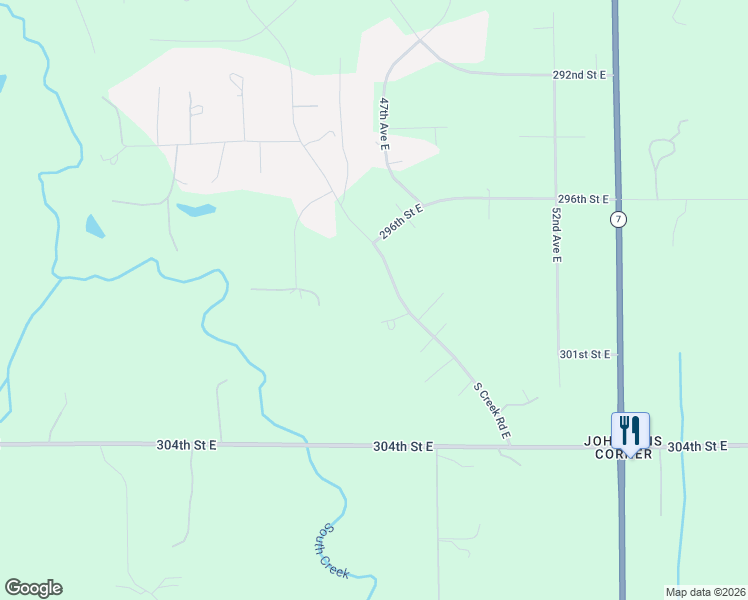 map of restaurants, bars, coffee shops, grocery stores, and more near 29908 South Creek Road East in Graham