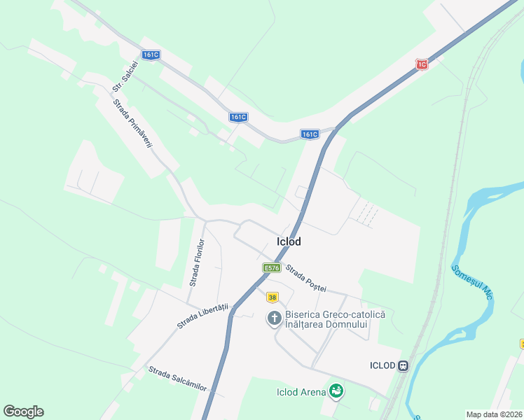 map of restaurants, bars, coffee shops, grocery stores, and more near in Iclod