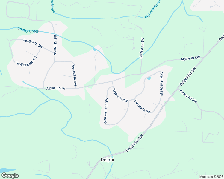 map of restaurants, bars, coffee shops, grocery stores, and more near 6826 Glen Annie Lane Southwest in Olympia