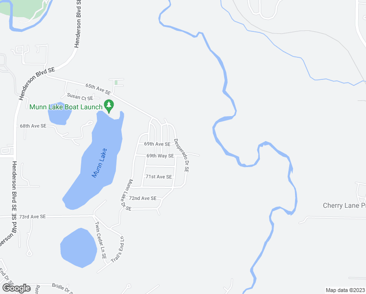 map of restaurants, bars, coffee shops, grocery stores, and more near 6904 Desperado Drive Southeast in Olympia
