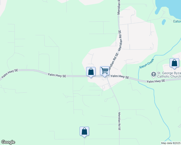map of restaurants, bars, coffee shops, grocery stores, and more near 6825 Summerset Drive Southeast in Olympia
