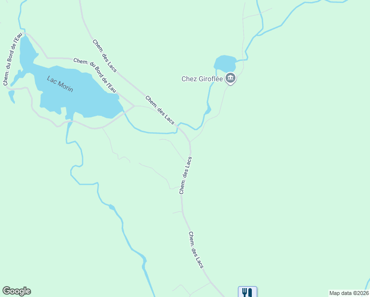 map of restaurants, bars, coffee shops, grocery stores, and more near 273 Chemin des Lacs in Capitale-Nationale