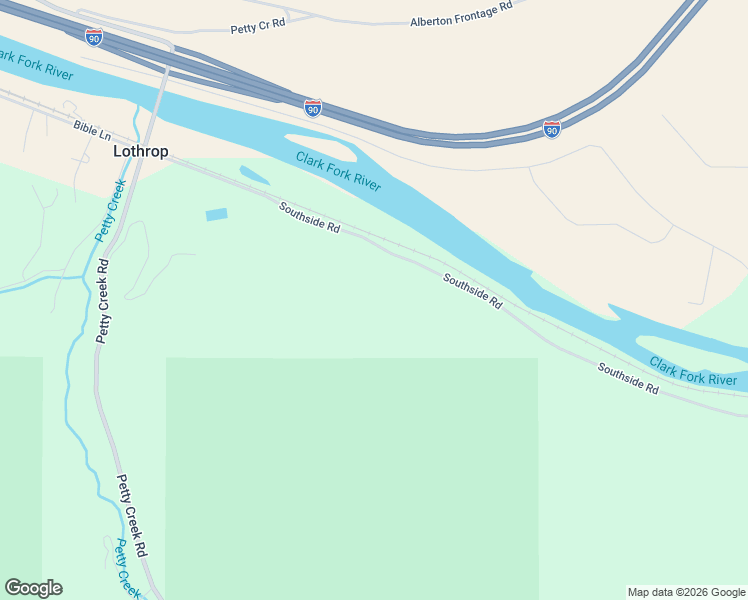 map of restaurants, bars, coffee shops, grocery stores, and more near 29915 S Side Rd in Alberton