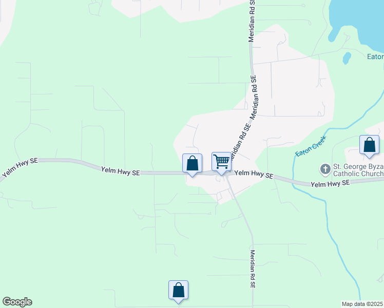 map of restaurants, bars, coffee shops, grocery stores, and more near 6825 Summerset Drive Southeast in Olympia