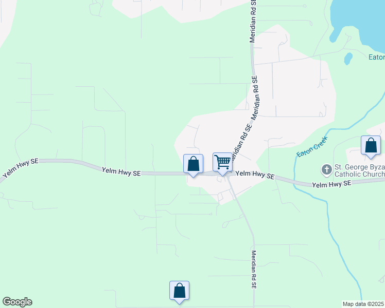map of restaurants, bars, coffee shops, grocery stores, and more near 6825 Summerset Drive Southeast in Olympia