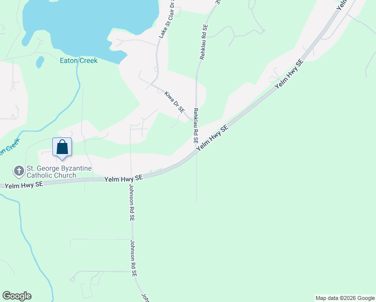 map of restaurants, bars, coffee shops, grocery stores, and more near 6645 Rehklau Road Southeast in Olympia