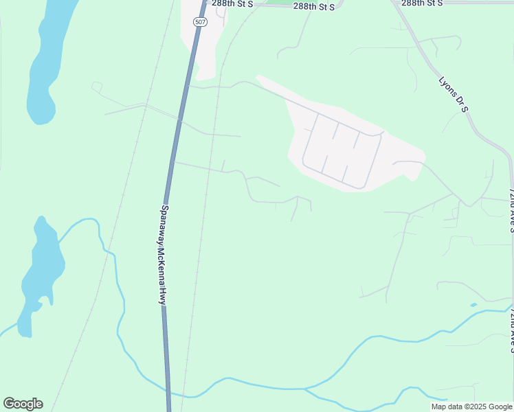 map of restaurants, bars, coffee shops, grocery stores, and more near 8310 295th Street South in Roy