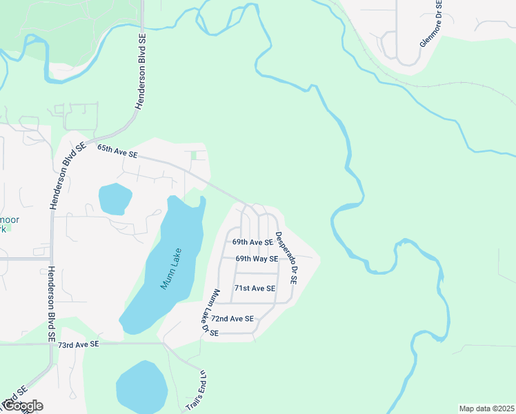 map of restaurants, bars, coffee shops, grocery stores, and more near 6748 Riverdale Drive Southeast in Olympia