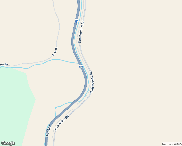 map of restaurants, bars, coffee shops, grocery stores, and more near Recreation Road in Wolf Creek