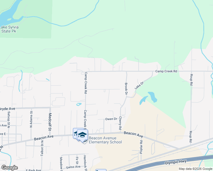 map of restaurants, bars, coffee shops, grocery stores, and more near 23 Garden Tracts Road in Montesano