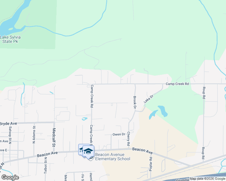 map of restaurants, bars, coffee shops, grocery stores, and more near 23 Garden Tracts Road in Montesano