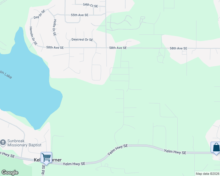 map of restaurants, bars, coffee shops, grocery stores, and more near 6115 Waldon Drive Southeast in Olympia